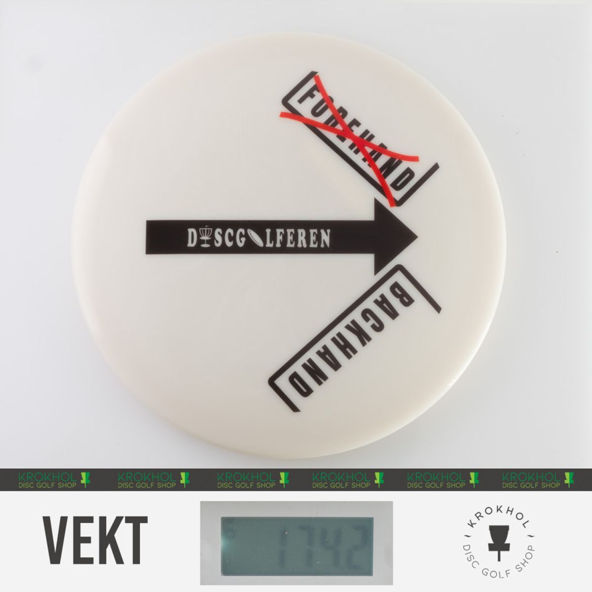 Neo FD - Discgolferen No Forehand Edition - Krokhol Disc Golf Shop