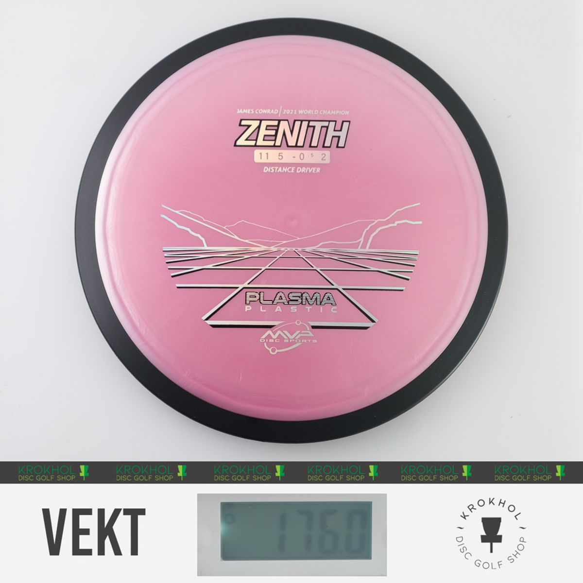 Plasma Zenith - James Conrad Line - Krokhol Disc Golf Shop