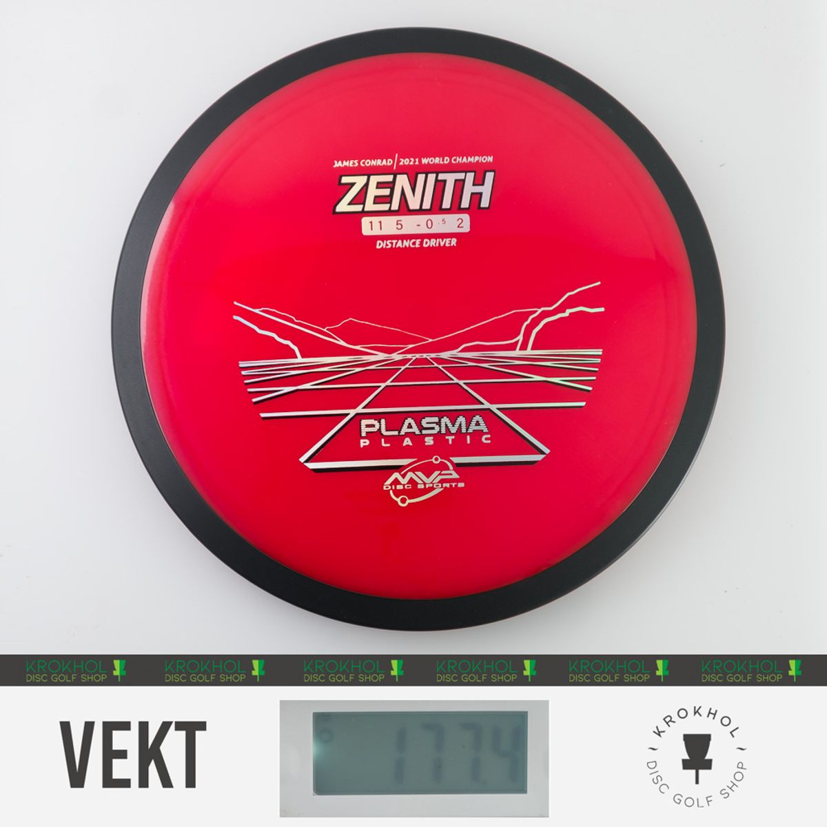 Plasma Zenith - James Conrad Line - Krokhol Disc Golf Shop