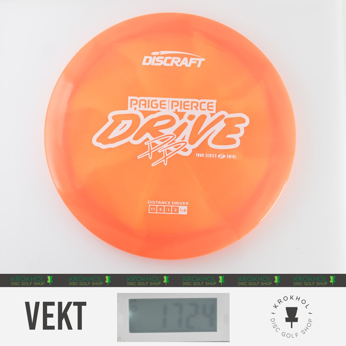 here’s  SPINAL SINGLE PIERCE Z Swirl Drive - 2025 Paige Pierce Tour Series - Krokhol Disc