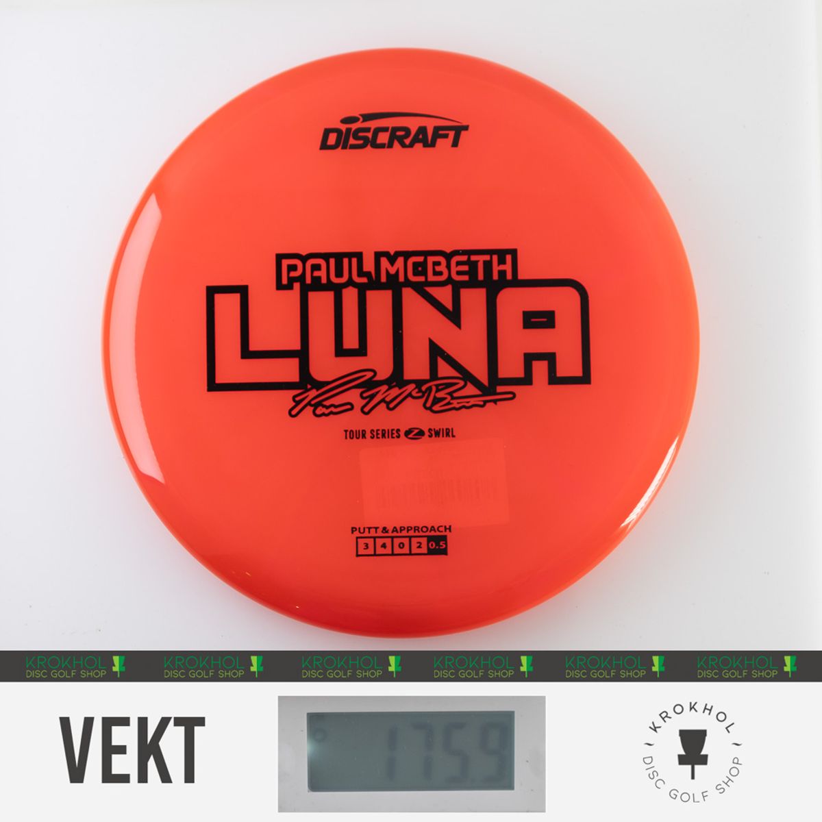 Discraft Z Swirl Luna 2025 | Putt & Approach - Krokhol Disc Golf Shop