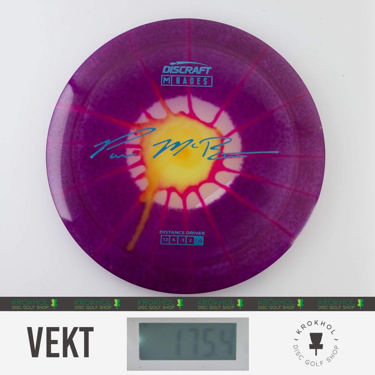 Z Line Fly Dye Hades - Paul McBeth fra Discraft - Krokhol Disc