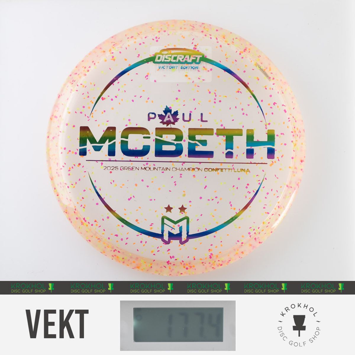 Z Line Victory Confetti Luna - 2025 Paul McBeth - Green Mountain Championships