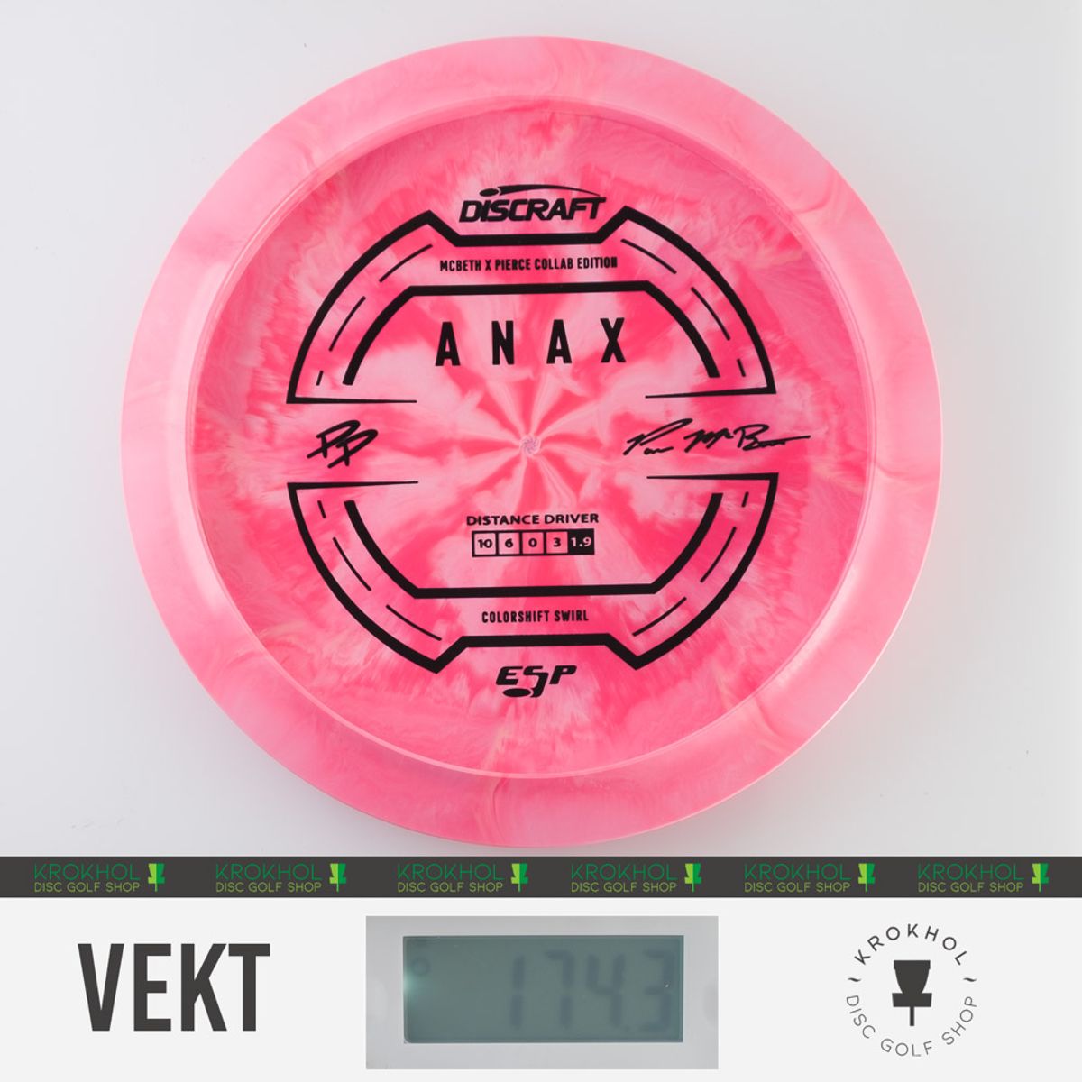 ESP Colorshift Swirl Anax - Paul McBeth & Paige Pierce Collab