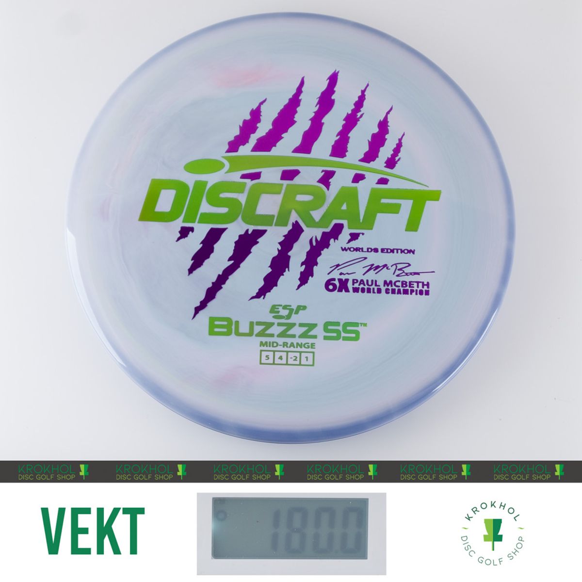 Discraft ESP Buzzz SS - Worlds Edition Midrange - Krokhol Disc