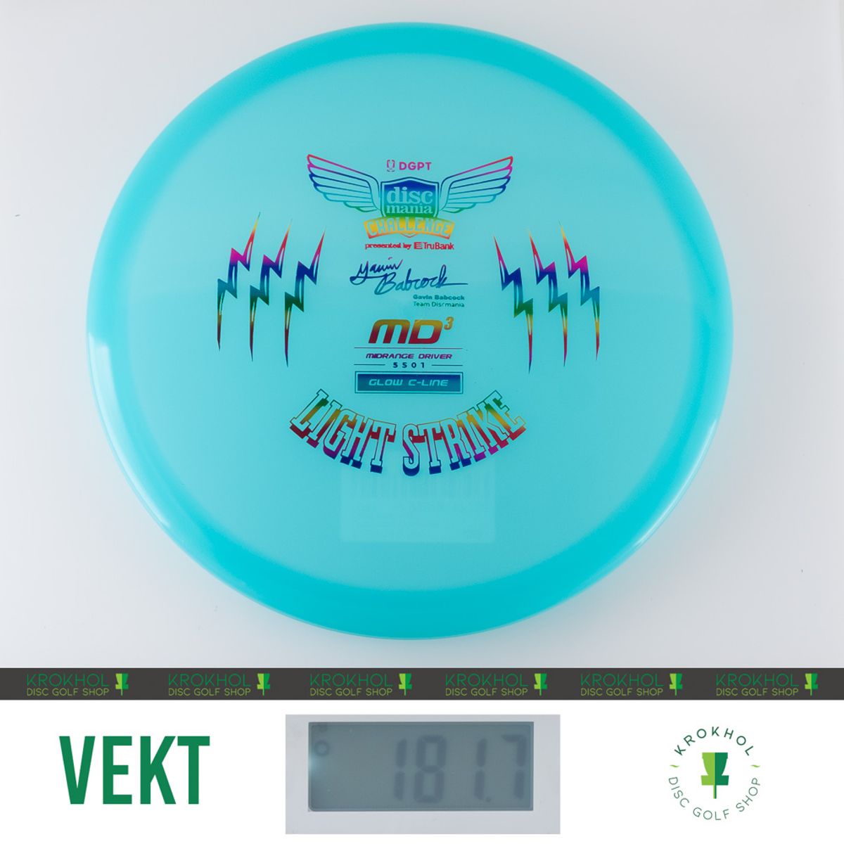 C-Line Glow MD3 - Discmania Challenge Fundraiser Light Strike