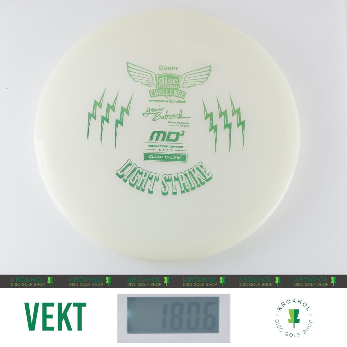 C-Line Glow MD3 - Discmania Challenge Fundraiser Light Strike