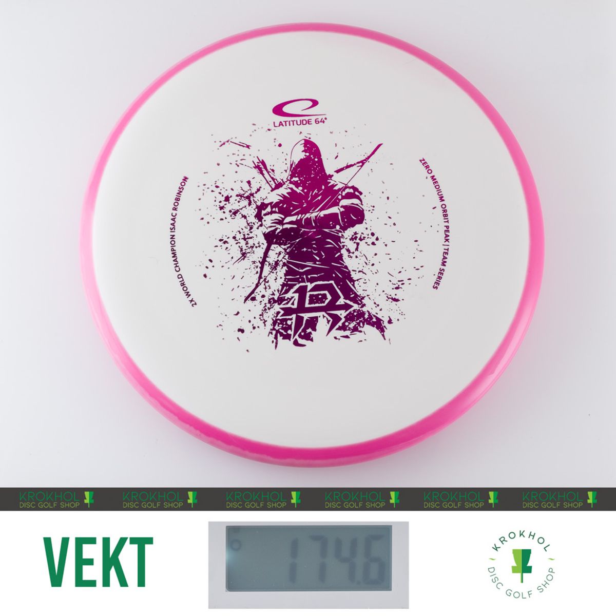 Latitude 64 Zero Medium Orbit Peak - Putter - Krokhol Disc Golf Shop
