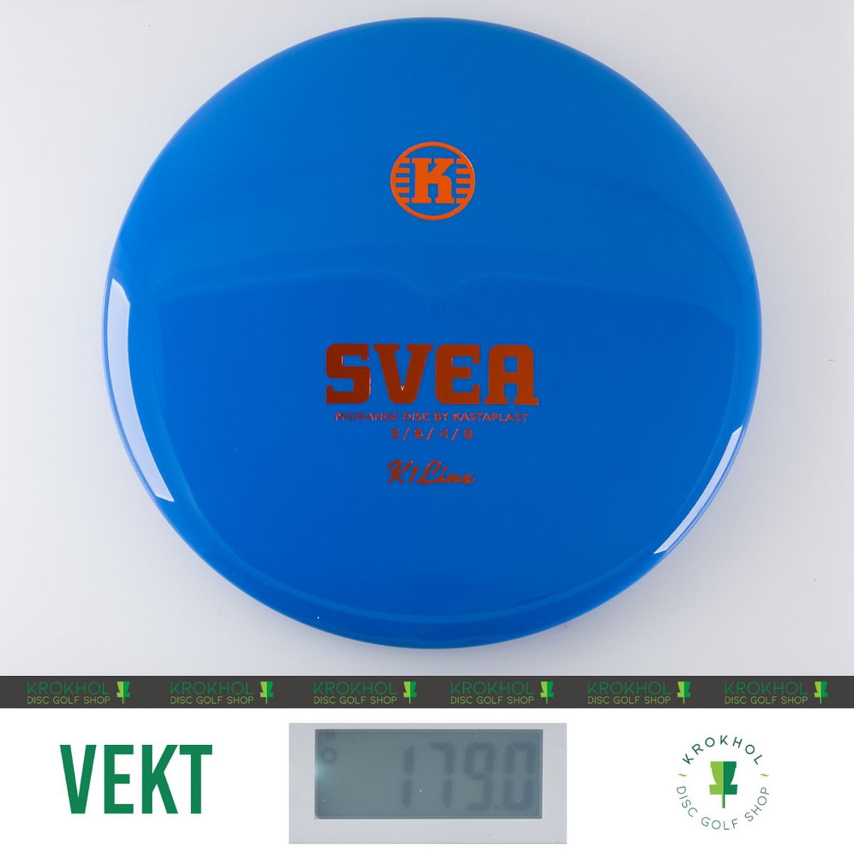 Kastaplast K1 Svea - Understabil Midrange - Krokhol Disc Golf Shop