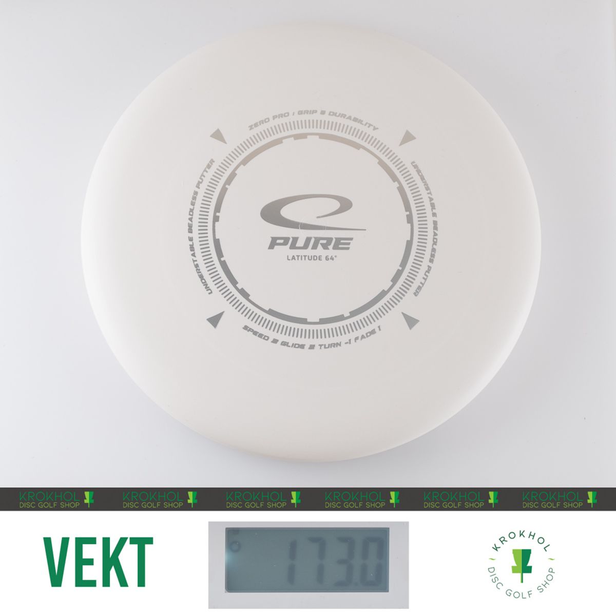 Latitude 64 Zero Pro Pure - Putter | Krokhol DGS - Krokhol Disc