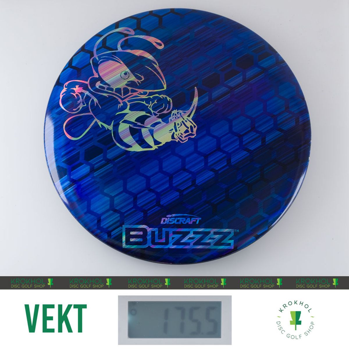 ESP Full Foil SuperColor Buzzz Honeycomb - Silver Buzzz Stamp