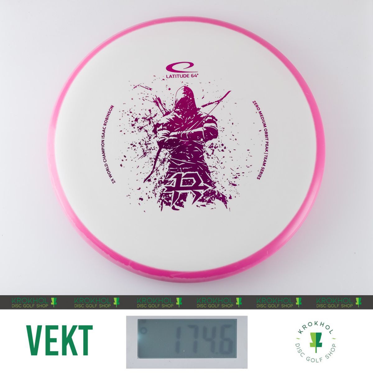 Latitude 64 Zero Medium Orbit Peak - Putter - Krokhol Disc Golf Shop