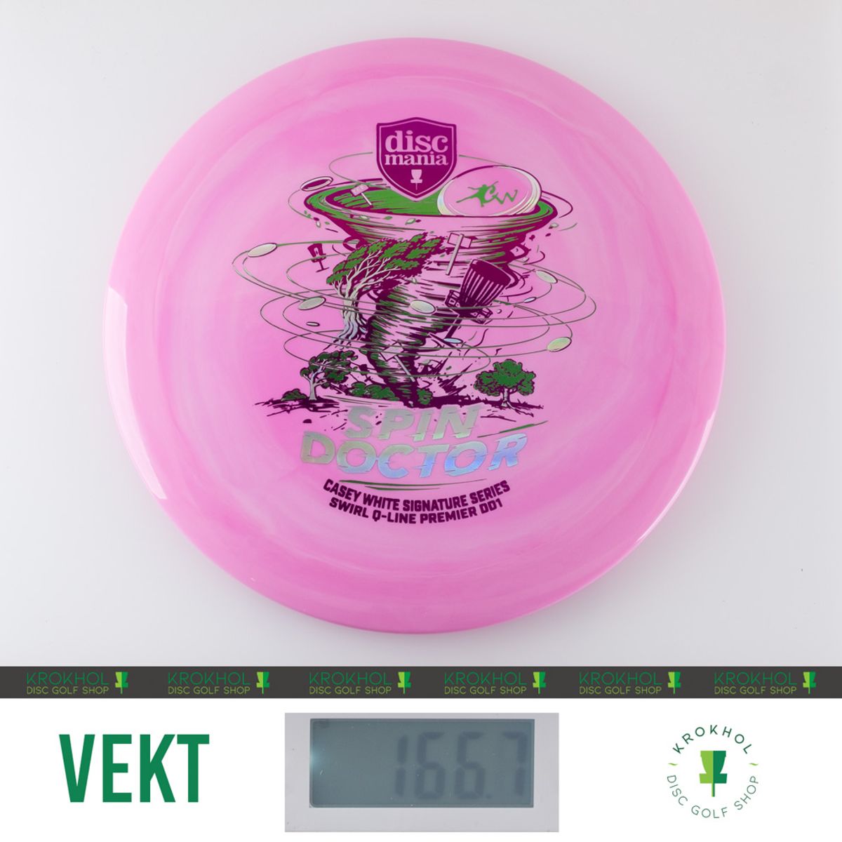 Q-Line Swirl Premier DD1 - Spin Doctor - Casey White Signature Series
