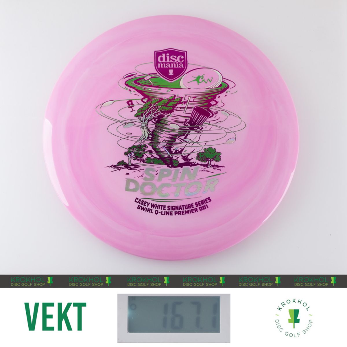 Q-Line Swirl Premier DD1 - Spin Doctor - Casey White Signature Series