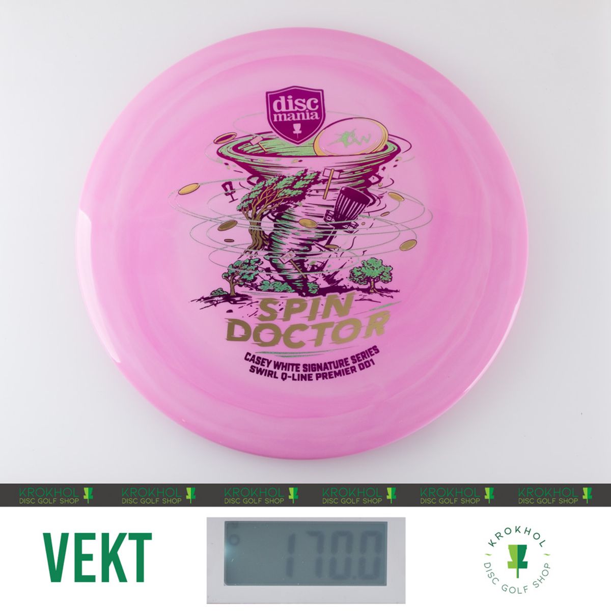Q-Line Swirl Premier DD1 - Spin Doctor - Casey White Signature Series