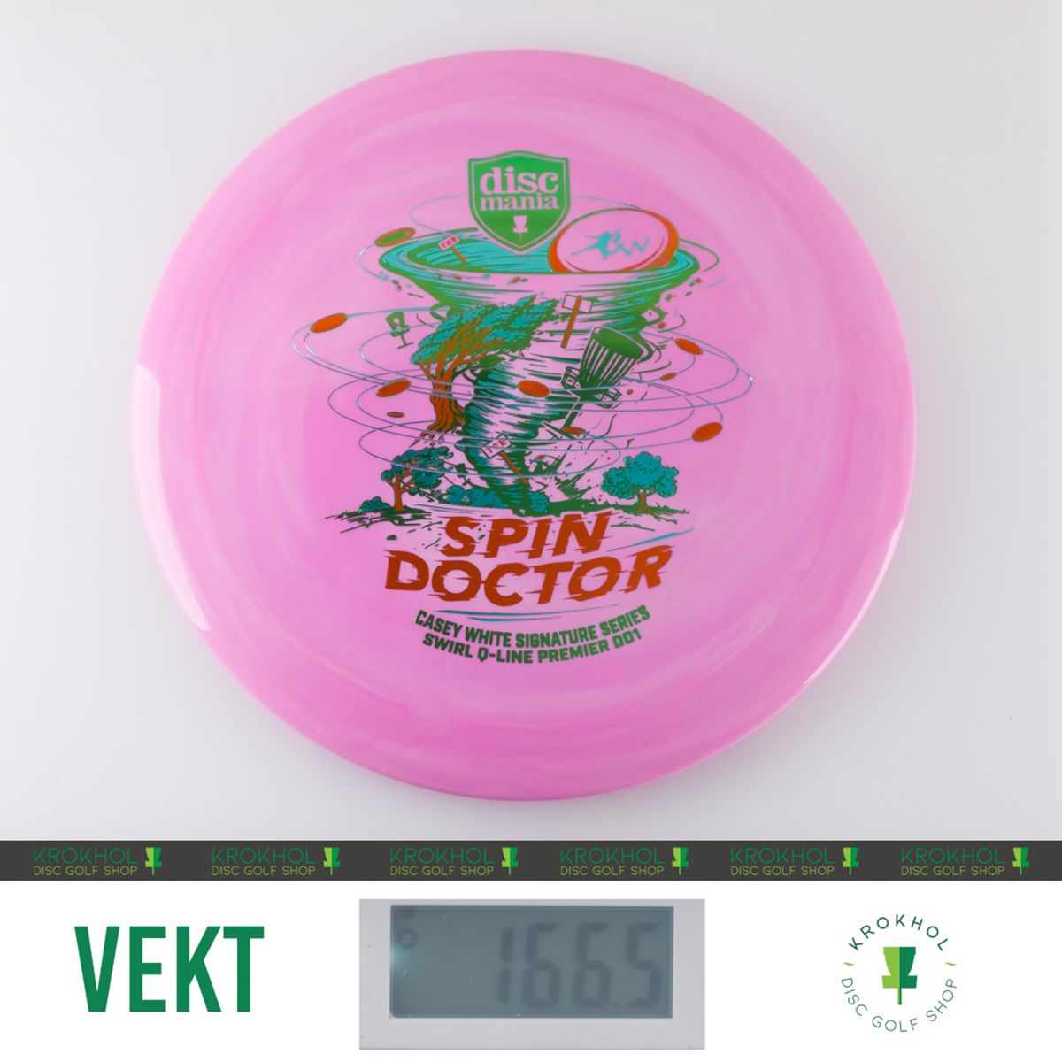 Q-Line Swirl Premier DD1 - Spin Doctor - Casey White Signature Series