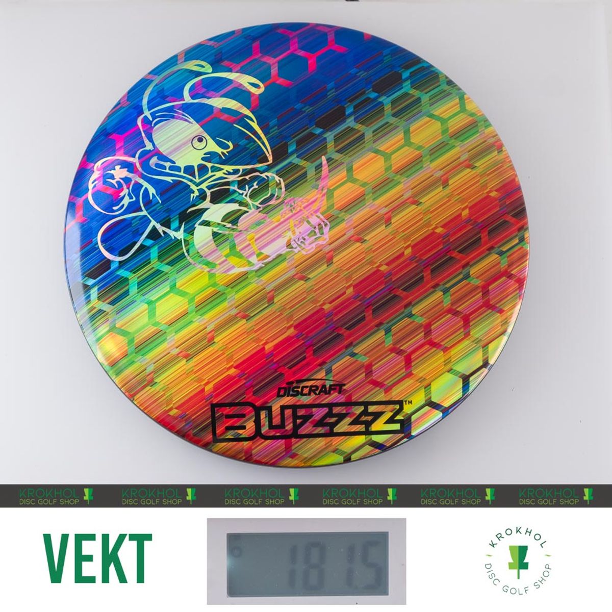 ESP Full Foil SuperColor Buzzz Honeycomb - Black Buzzz Stamp