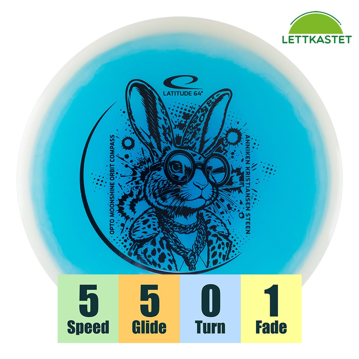 Opto Orbit Moonshine Glow Compass - Anniken K. Steen